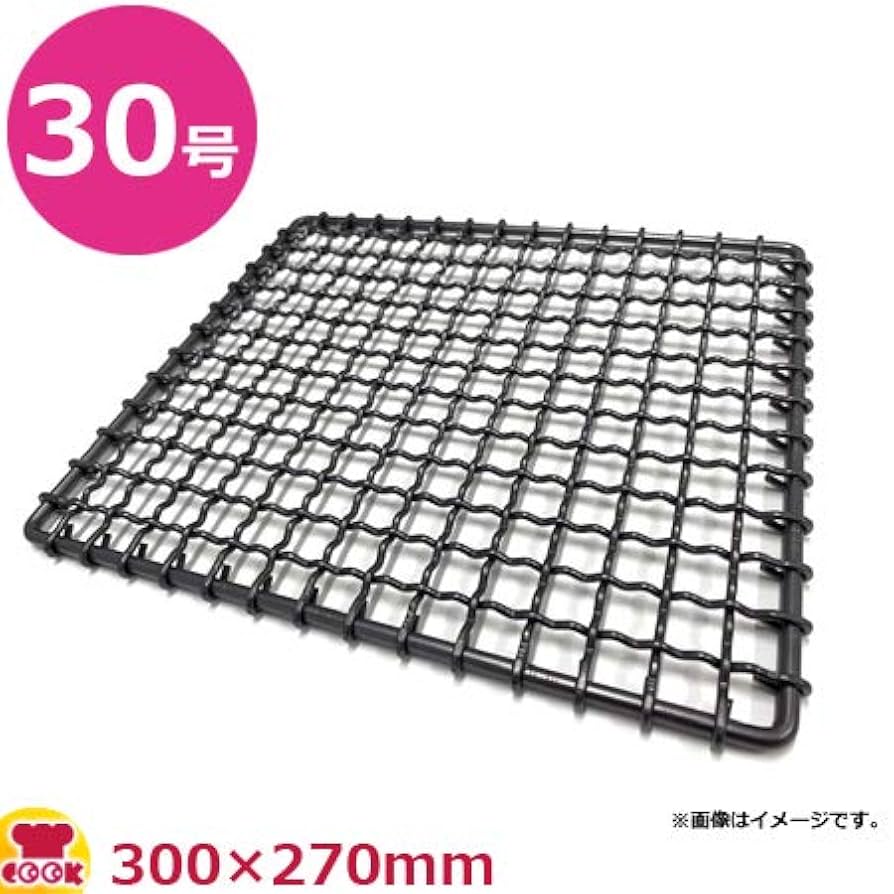 Amazon | KYS 業務用焼網(窒化鉄)30号 300×270 | Kys | 焼き網 通販